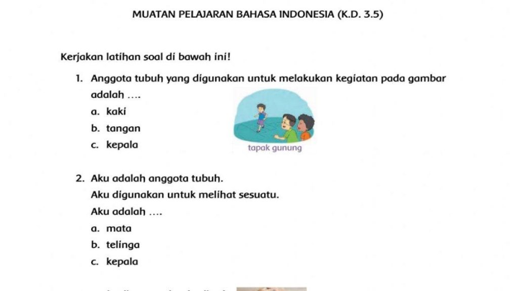 5 Contoh Soal Bahasa Indonesia Kelas 3 SD Materi Persahabatan yang Wajib Dikuasai