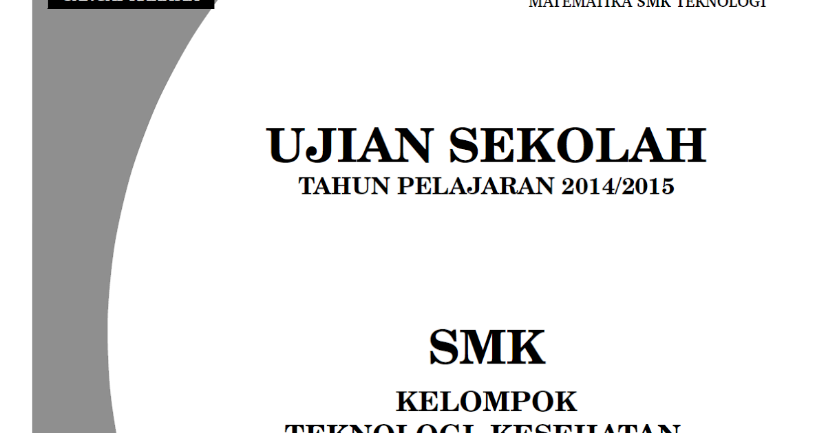 7 Template Cover Ujian Sekolah Word Siap Edit Ternyata Bikin Nilai Auto Naik