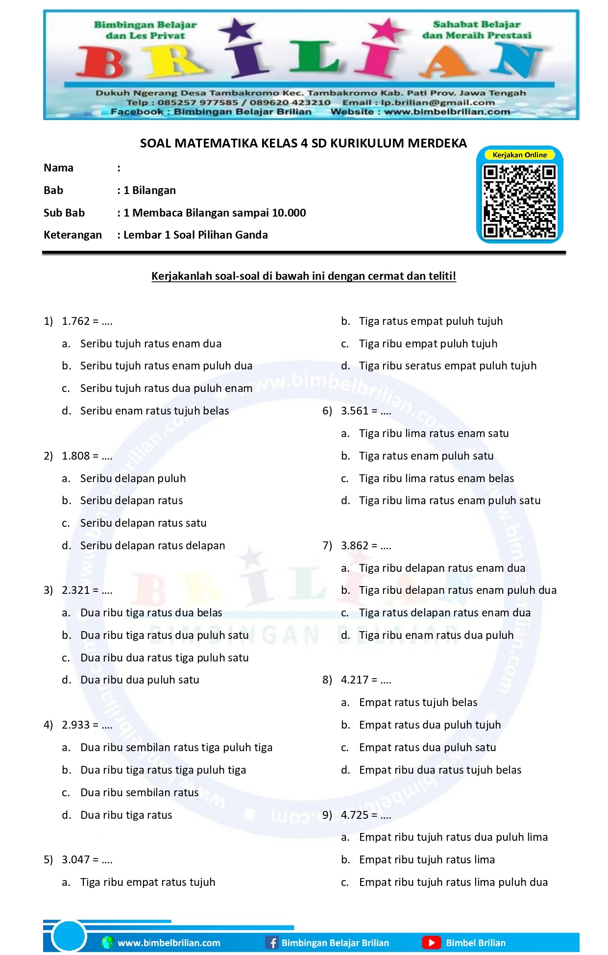 Latihan Soal Semester 2 Kelas 4 SD Kunci Sukses Raih Prestasi Akademik Latihan Soal Semester 2 Kelas 4 SD Kunci Sukses Raih Prestasi Akademik
