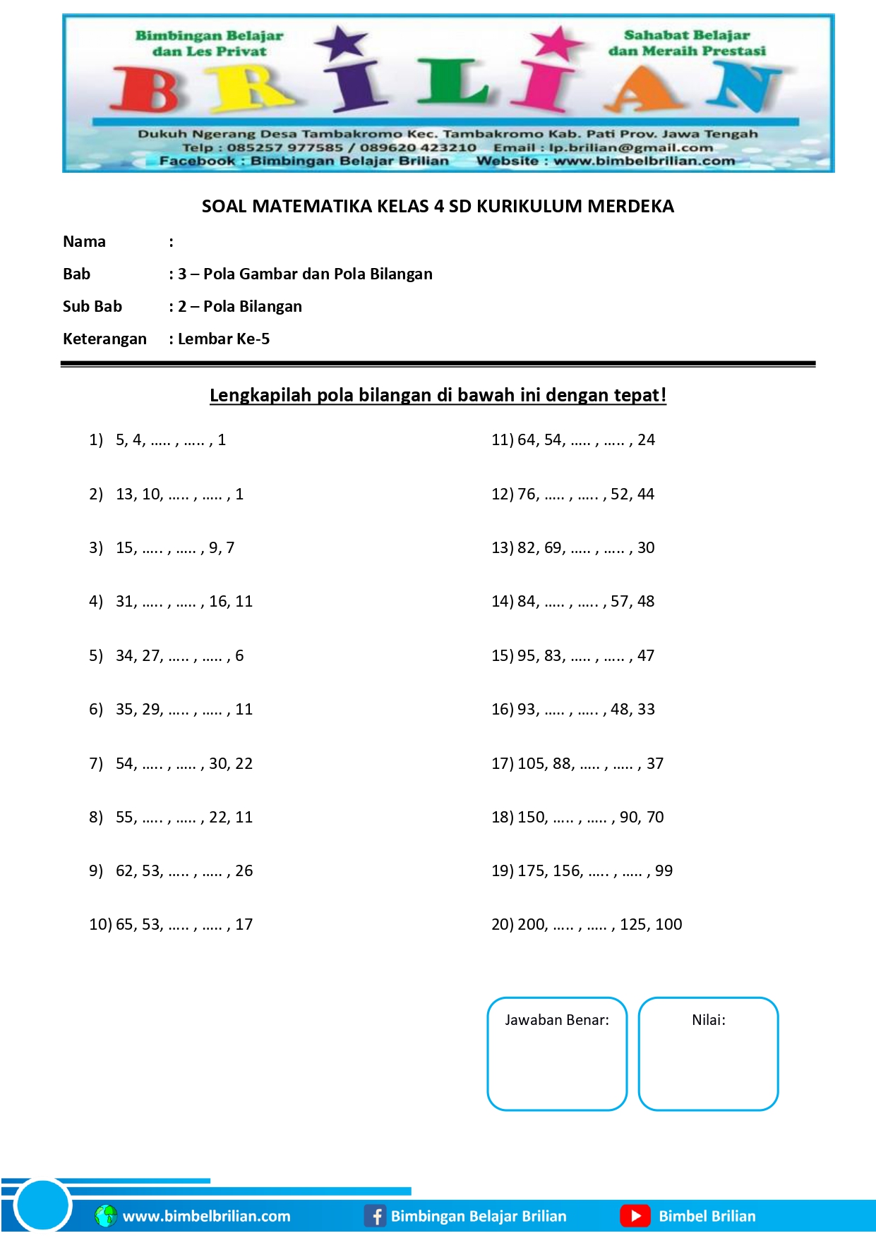 Soal Matematika Kelas 4 Pecahan Desimal - Symless News