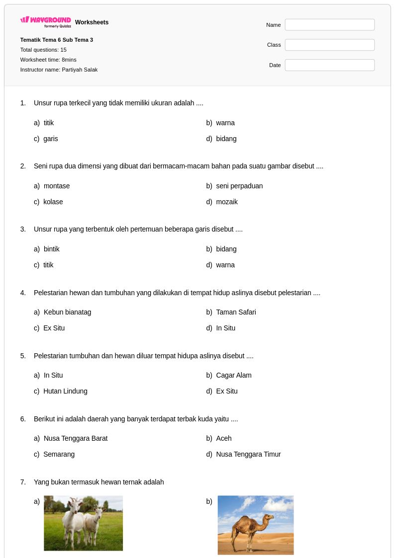 Ternyata Ini Dia Link Download Soal UKK Tematik Kelas 4 Tema 6 Subtema 3 yang Sering Dicari
