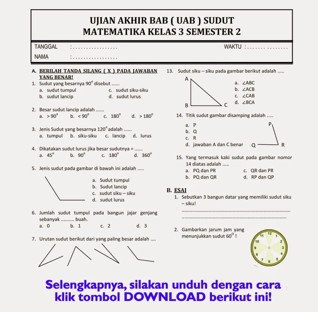Download Soal UKK SBK Kelas 3 SD Terbaru 2026: Ternyata Ini 5 Tipe Soal yang Sering Bikin Siswa Salah Jawab