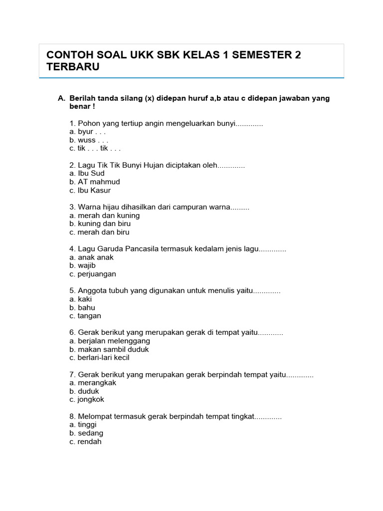 Persiapan Maksimal Panduan Lengkap Mengunduh Soal UKK Kelas 2 Semester Persiapan Maksimal Panduan Lengkap Mengunduh Soal UKK Kelas 2 Semester