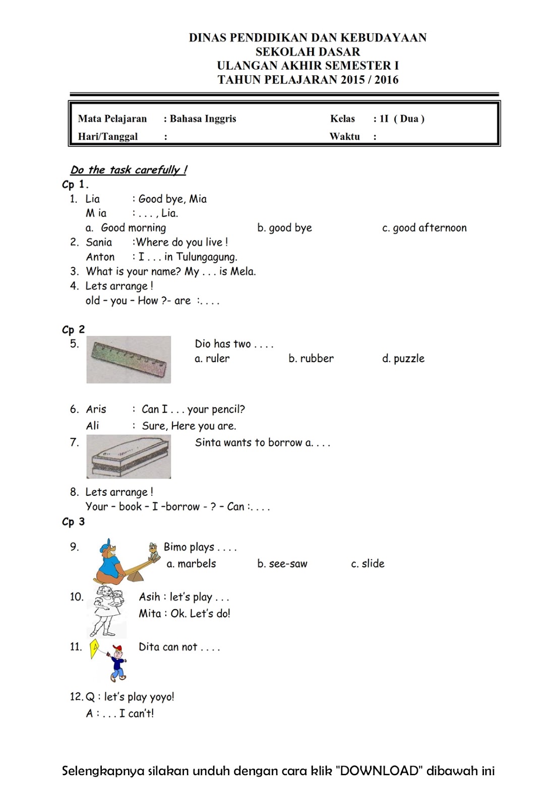 Wajib Tahu Kumpulan soal bahasa inggris kelas 1 semester 2 living room paling akurat Wajib Tahu Kumpulan soal bahasa inggris kelas 1 semester 2 living room paling akurat