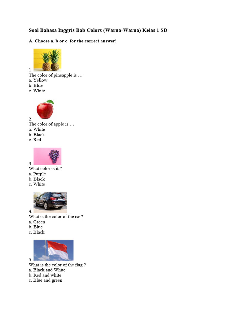 Wajib Tahu Rahasia Lulus soal bahasa inggris kelas 1 uts 2 warna agar Nilai Melonjak Wajib Tahu Rahasia Lulus soal bahasa inggris kelas 1 uts 2 warna agar Nilai Melonjak